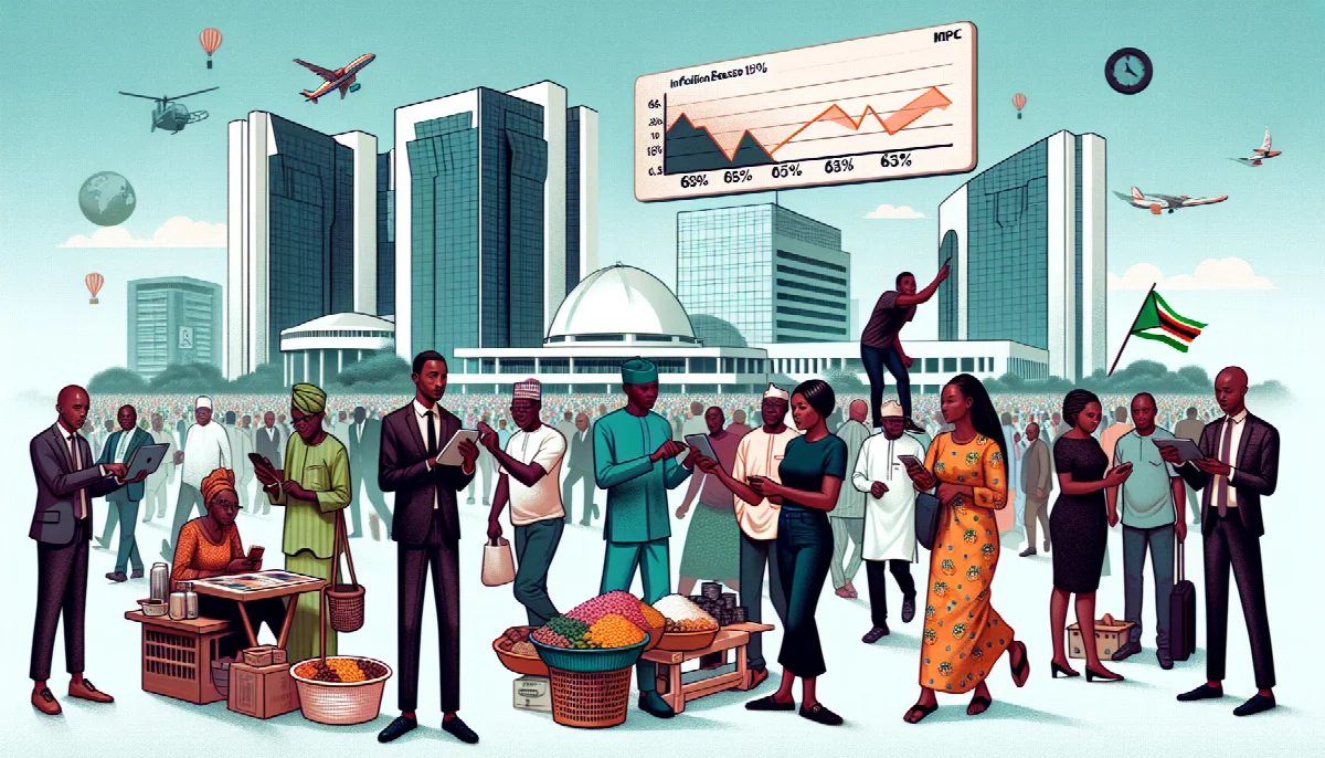Nigeria Inflation Eases to 15.10% as 65% of Citizens Push for Rate Cuts Ahead of MPC Meeting