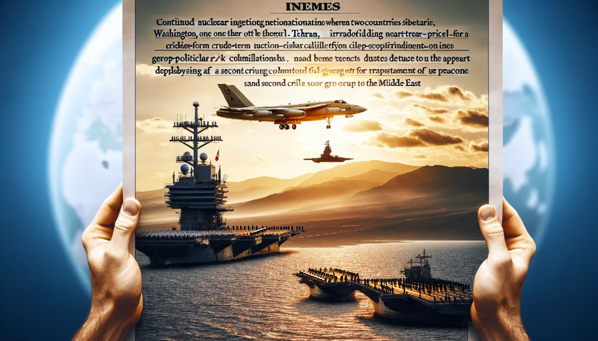 US-Iran Diplomatic Track Offsets Military Buildup as Oil Markets Assess Risk Premium