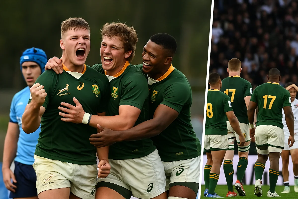 Junior Boks Dominate Uruguay with 104-7 Win as Springboks Prepare for England Clash