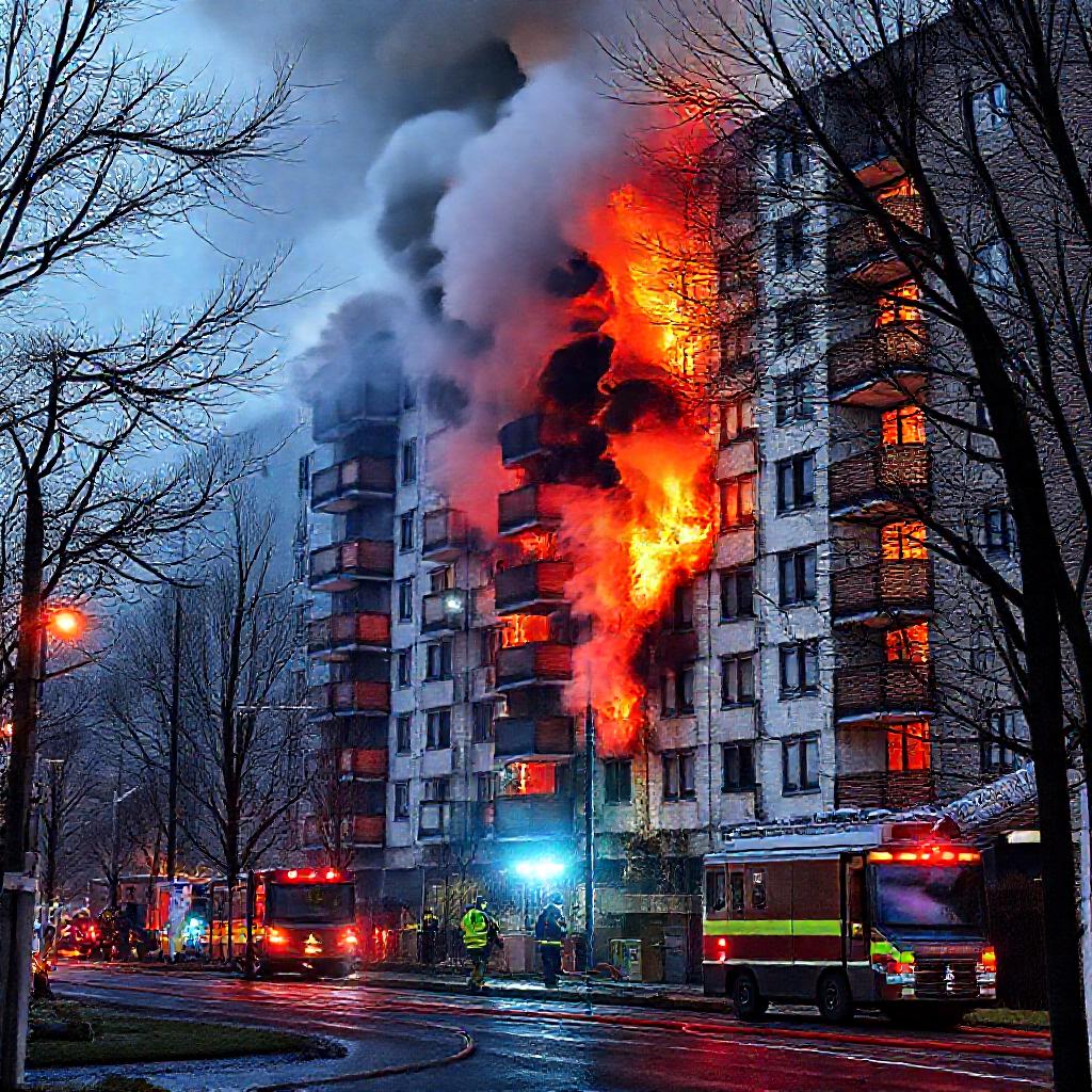 Tragedy in Antwerp: Fire Claims Lives in Linkeroever Apartment Block