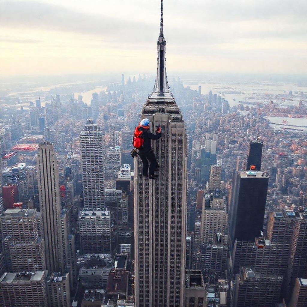 Russian Climbers Scale Empire State Building in Daring Marriage Proposal