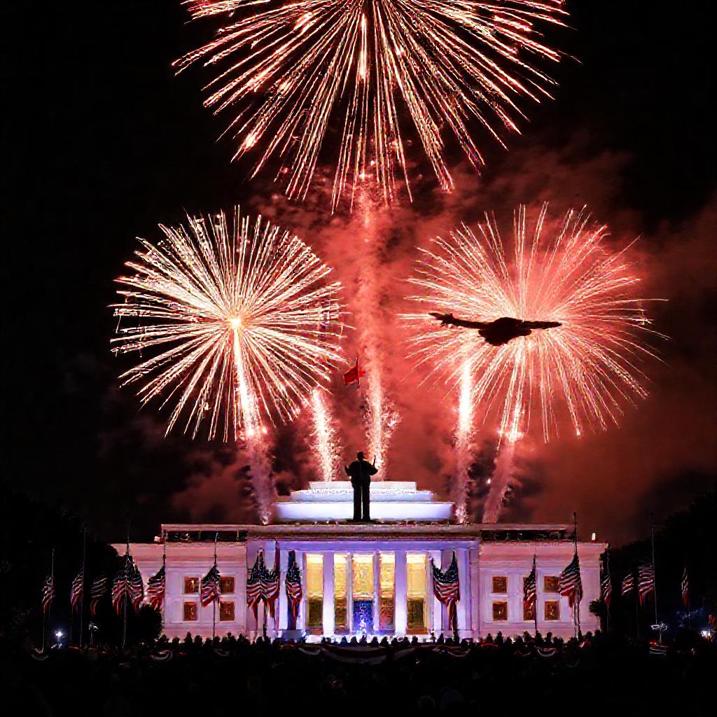 US Celebrates 250th Anniversary with Fireworks and Flyovers Amid Storm-Delayed Trump Speech