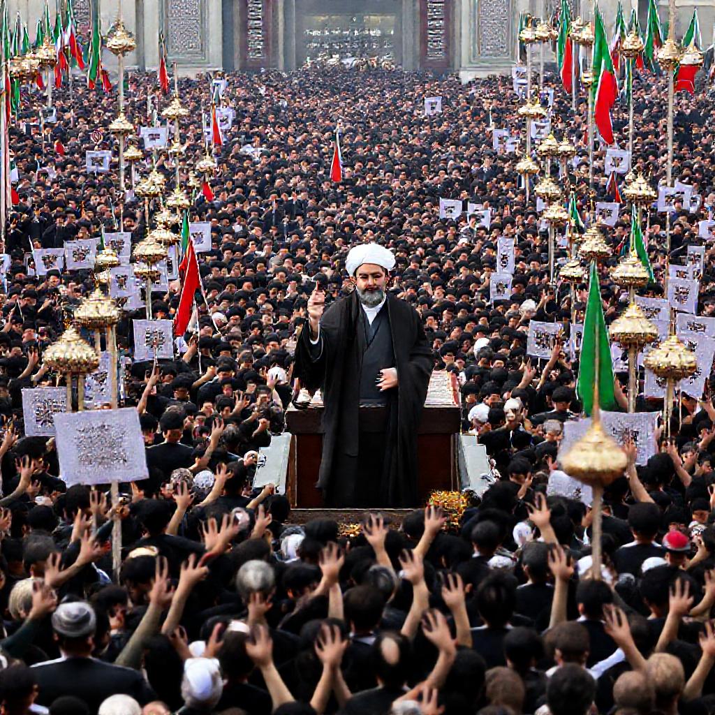 Millions Mourn Iran's Late Supreme Leader Khamenei in Tehran Funeral Processions