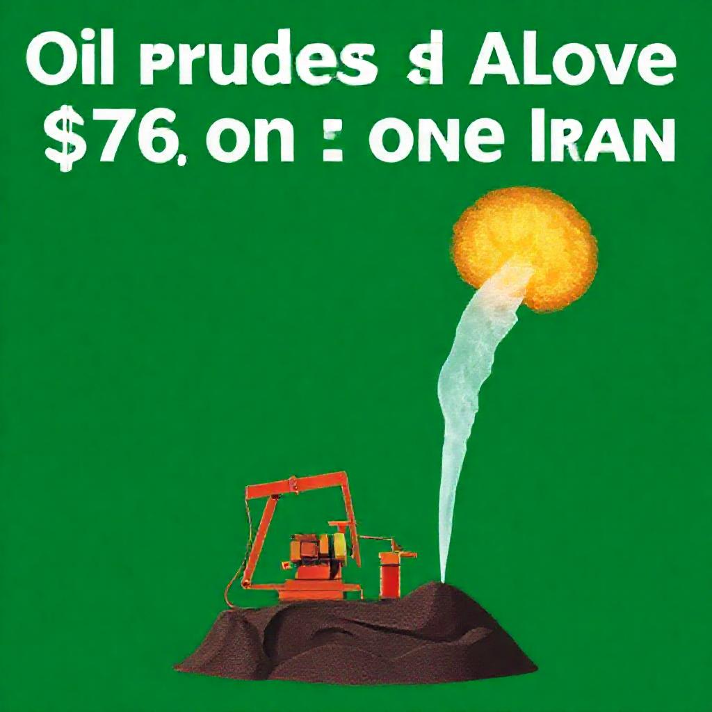 Oil Prices Rebound Above $76 on US Strikes Against Iran