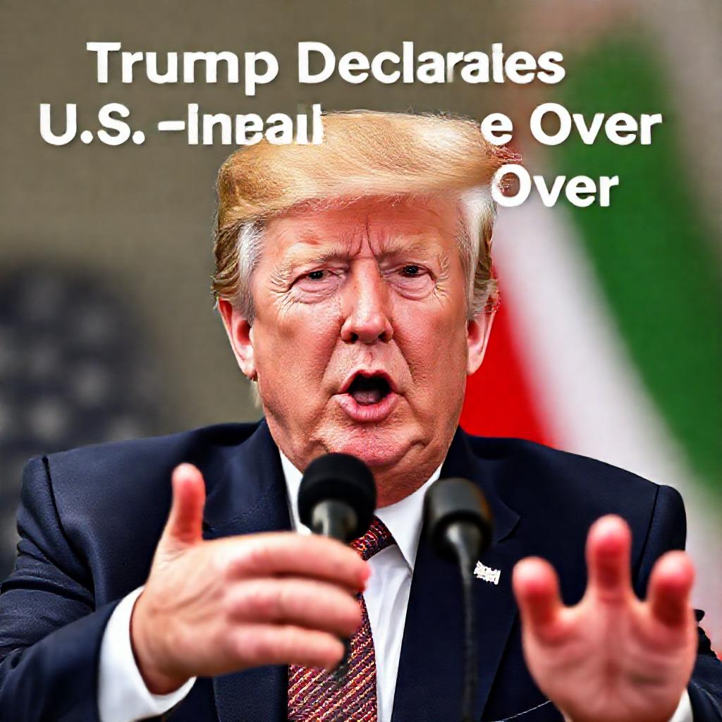 Trump Declares US-Iran Ceasefire Over Following Exchange of Strikes
