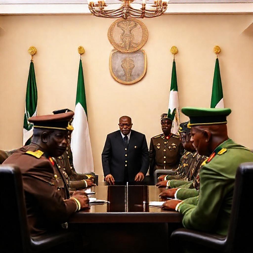 Tinubu Holds Closed-Door Security Meeting with Military and Intelligence Chiefs