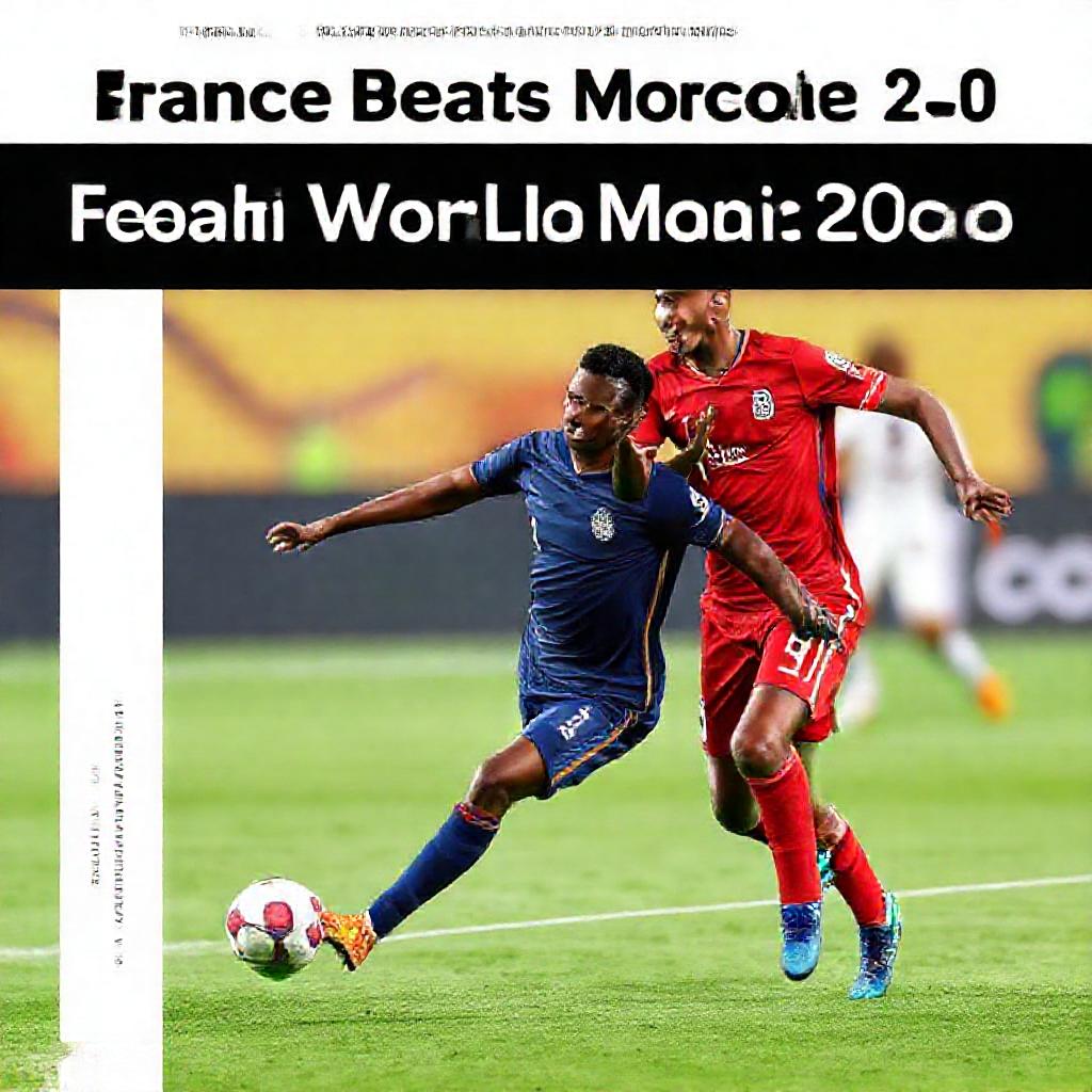 France Beats Morocco 2-0 to Reach World Cup Semifinals