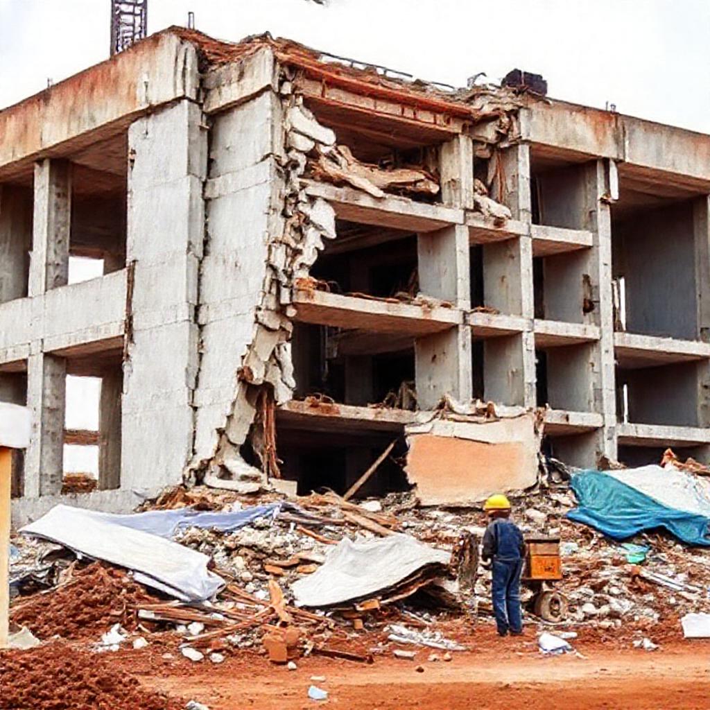 One Dead, Seven Injured in Gombe Assembly Building Collapse