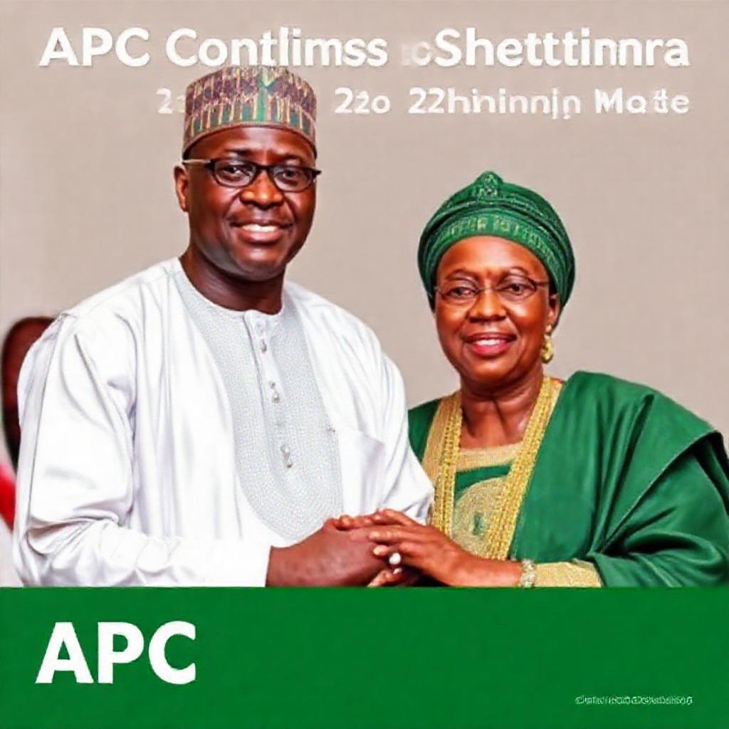 APC Confirms Shettima as Tinubu's 2027 Running Mate