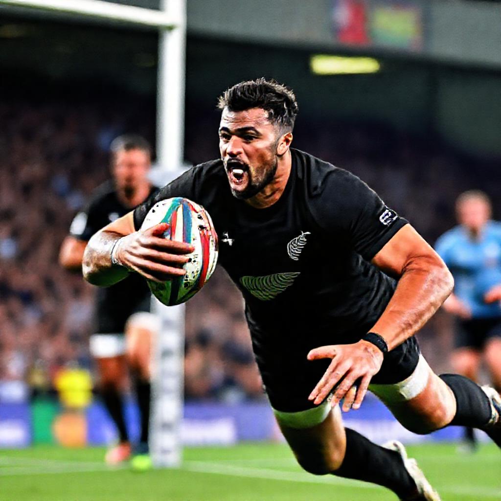 Will Jordan Becomes All Blacks' Record Try-Scorer with Hat-Trick Against Italy