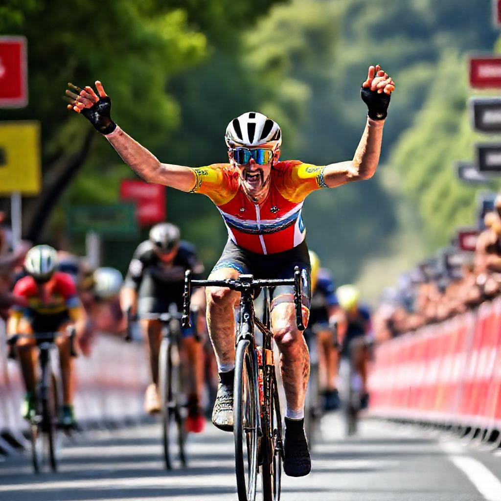 Van der Poel Wins Tour de France Stage Nine Amid Heatwave Conditions