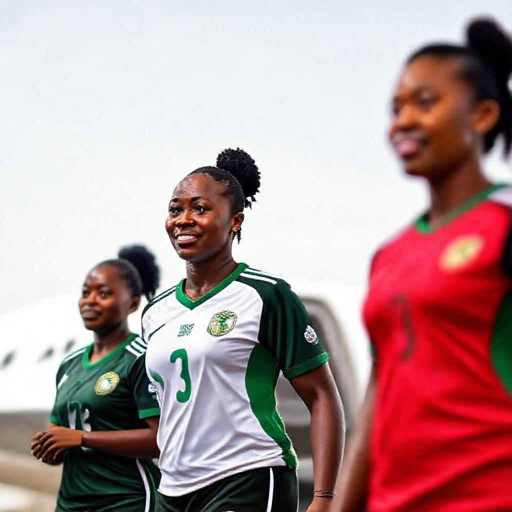 Super Falcons Arrive in Morocco for WAFCON Preparations, Face Black Queens in Friendly