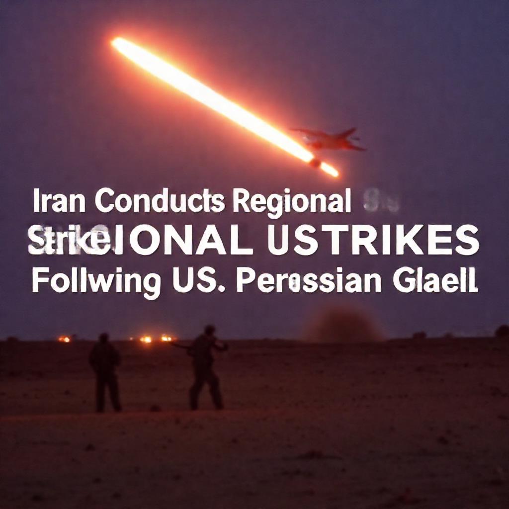 Iran Conducts Regional Military Strikes Following US Actions in Persian Gulf
