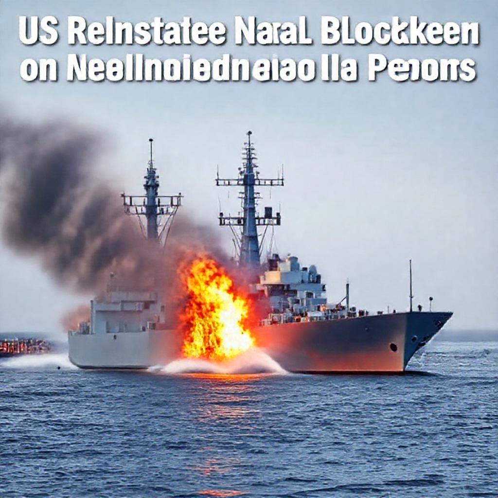 US Reinstates Naval Blockade on Iranian Ports Amid Escalating Gulf Tensions