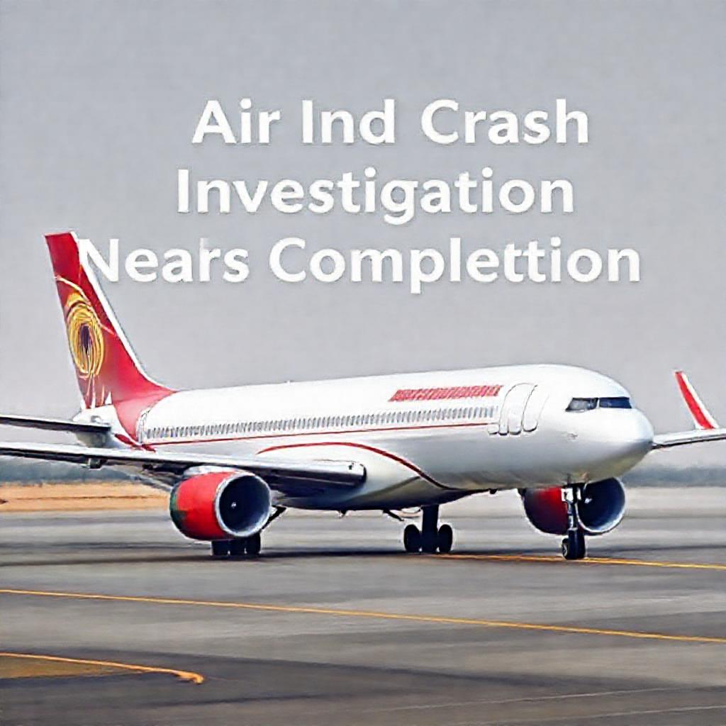 Air India Crash Investigation Nears Completion, Final Report Expected in October