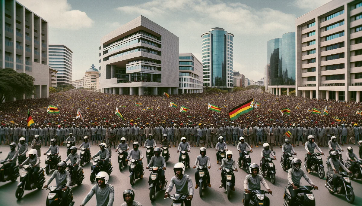 Thousands of Dispatch Riders Protest Multiple Taxation in Abuja