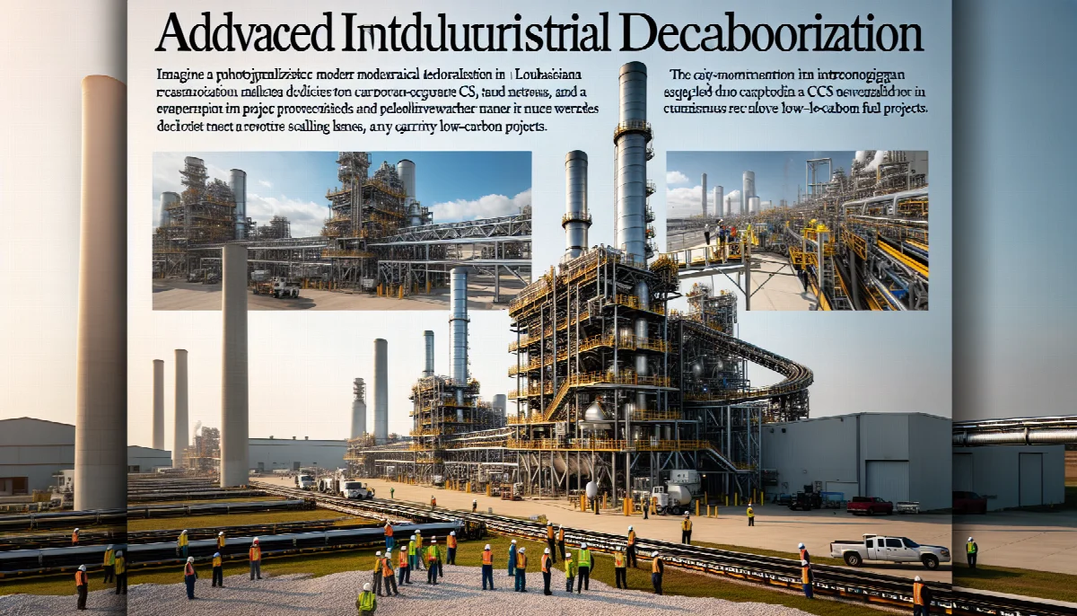 Industrial Decarbonization Accelerates as Operators Deploy CCS Networks and Low-Carbon Fuel Projects