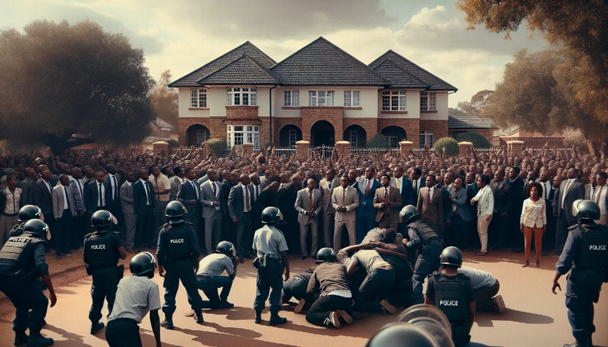 Macron Calls for Calm Amid Rising Tensions as Gun Remains Missing from Mugabe Estate Shooting