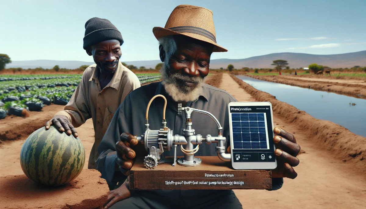 Kenyan Engineer Designs Theft-Proof Solar Pump to Transform Smallholder Irrigation
